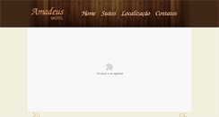 Desktop Screenshot of motelamadeus.com.br